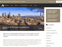 Tablet Screenshot of jobsinglobalmobility.com